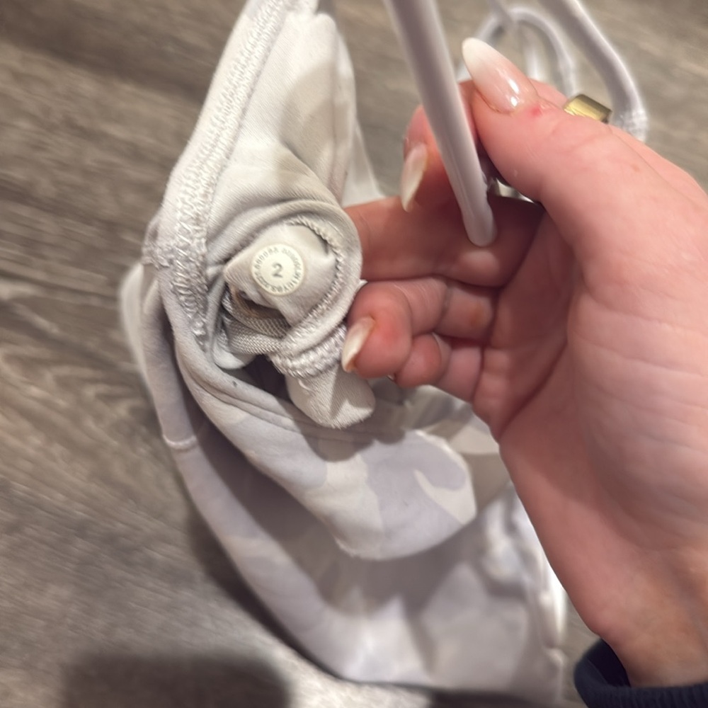 Lululemon Align Tank, white camo, size 2 - Picture 8 of 8